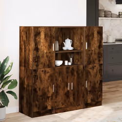 VidaXL 3324155 étagères Bois Chêne, Marron