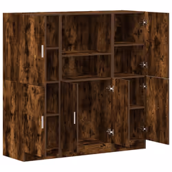 VidaXL 3324155 étagères Bois Chêne, Marron - Vue supplémentaire 4