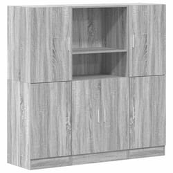 VidaXL 3324156 étagères Bois Gris