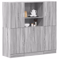 VidaXL 3324156 étagères Bois Gris