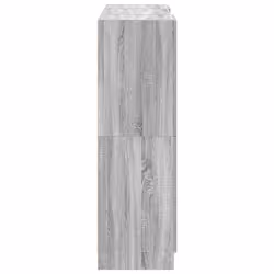 VidaXL 3324156 étagères Bois Gris - Vue supplémentaire 8