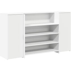 Vidaxl - Bureau de réception blanc 180x50x103,5 cm bois d'ingénierie