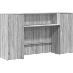 Vidaxl - Bureau de réception sonoma gris 180x50x103,5 cm bois ingénierie