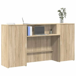 vidaXL Bureau réception - Chêne sonoma