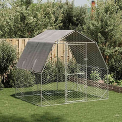 Vidaxl - Poulailler avec toit 2,5x2x2,25 m acier galvanisé
