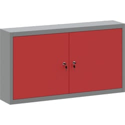 Cabinet À Outils Avec Étagère Rouge Et Gris 100 X 20 X 55 Cm Vidaxl