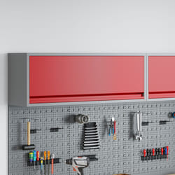 Cabinet À Outils Avec Stockage Rouge Et Gris 100 X 25 X 35 Cm Vidaxl