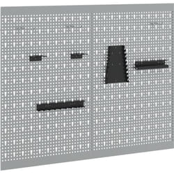 Banc de rangement 2 pcs Gris 100 x 1 x 80 cm vidaXL
