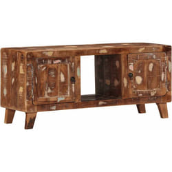 Vidaxl - Meuble Tv 105x46x32 Cm Bois Massif De Récupération