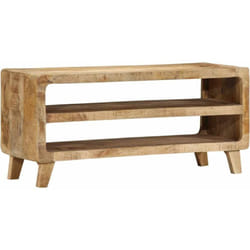 Vidaxl - Meuble tv 105x46x32 cm bois massif de manguier brut