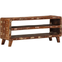 Vidaxl - Meuble Tv 105x46x32 Cm Bois Massif De Récupération