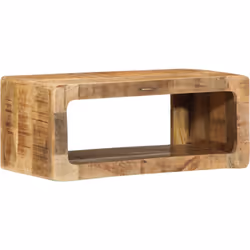Ce meuble de rangement média en bois de manguier massif allie style moderne et fonctionnalité, offrant une manière classe de ...