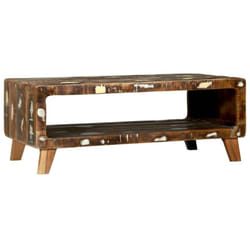 Table basse 90 x 50 x 35 cm bois de récupération massif Vidaxl