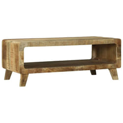 Table basse Marron 90 x 50 x 35 cm Bois de manguier brut massif Vidaxl