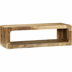Ce meuble TV combine fonction et style, c'est un excellent ajout à votre salon. Fait en bois massif de manguier rugueux, il a ...