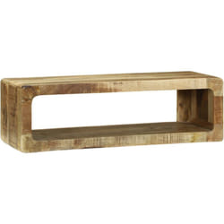 Vidaxl - Meuble tv 80x30x25 cm Bois massif Bois de manguier rugueux