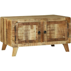 Table Basse 80x54x45 cm en Bois Massif de Manguier Vidaxl
