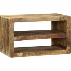 Ce meuble TV est un incontournable pour n'importe quel salon ou chambre, alliant fonctionnalité et charme rustique. Fait en b ...