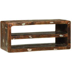 Meuble Tv 80 X 32 X 36 Cm Bois Massif De Récupération Vidaxl