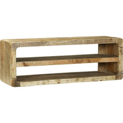 Vidaxl - Meuble tv 100x32x36 cm Bois Massif Mangue