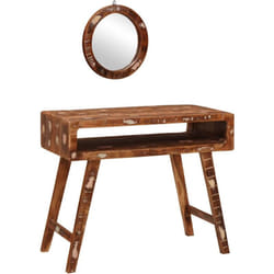 Vidaxl - Table de Toilette Marron 90 x 76 x 45 cm Bois récupéré massif