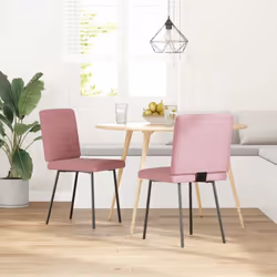 Ces chaises de salle à manger combinent simplicité et confort à un design élégant, ce qui en fait un élément accrocheur dans ...