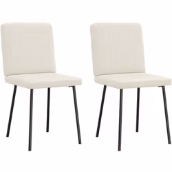 Ces chaises de salle à manger combinent simplicité et confort à un design élégant, ce qui en fait un élément accrocheur dans ...