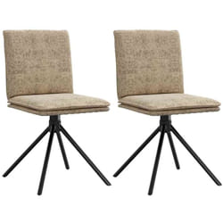 Vidaxl - Chaise à manger gris clair similicuir daim