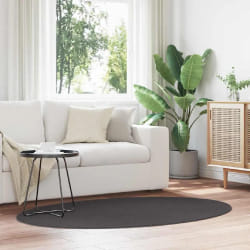 vidaXL Tapis Anthracite Polyester