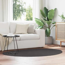 HUARTE - Tapis à poils courts - Anthracite