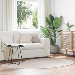 vidaXL Tapis Couleur sable 140 x 200 cm Laine