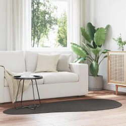 vidaXL Tapis Anthracite 100 x 200 cm Polyester