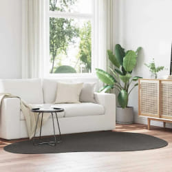 vidaXL Tapis HUARTE Anthracite 160 x 230 cm Polyester
