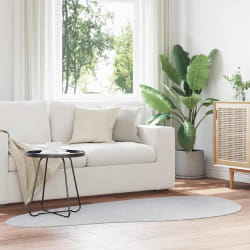 vidaXL Tapis Gris 100 x 200 cm Polyester