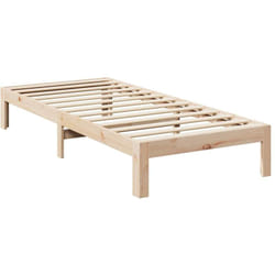 Cadre de lit sans matelas 80x200 cm bois massif de pin Vidaxl