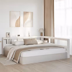 VidaXL 859254 tête de lit et pied de lit Blanc