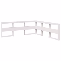 VidaXL 859257, Blanc, Bois de pin, 180 cm, 1985 mm, 80 cm, 2185 mm