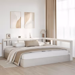 VidaXL 859257 tête de lit et pied de lit Blanc