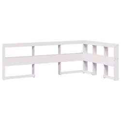 VidaXL 859269, Blanc, Bois de pin, 120 cm, 1385 mm, 80 cm, 2185 mm