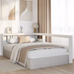 VidaXL 859269 tête de lit et pied de lit Blanc