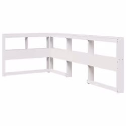 VidaXL 859278, Blanc, Bois de pin, 80 cm, 985 mm, 80 cm, 2185 mm