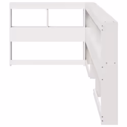 VidaXL 859278 tête de lit et pied de lit Blanc - Vue supplémentaire 4