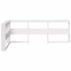 VidaXL 859278 tête de lit et pied de lit Blanc - Vue supplémentaire 5