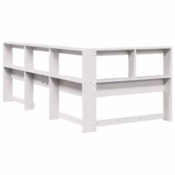 VidaXL 859278 tête de lit et pied de lit Blanc - Vue supplémentaire 6