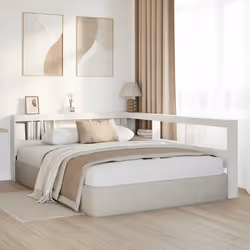 VidaXL 859281 tête de lit et pied de lit Blanc