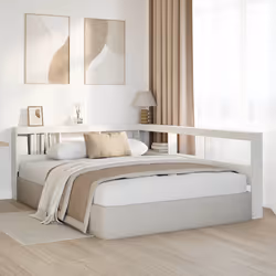 VidaXL 859284 tête de lit et pied de lit Blanc