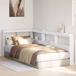 VidaXL 859293 tête de lit et pied de lit Blanc