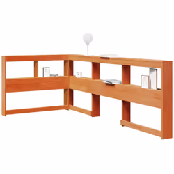 Transformez votre chambre avec cette tête de lit bibliothèque qui allie style et fonctionnalité ! Cadre stable et durable : l ...