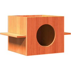 Vidaxl - Maison pour chat cire marron 51x35x30 cm bois de pin massif