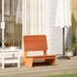 vidaXL Chaise de jardin cire marron 60x64x70,5 cm bois de pin massif